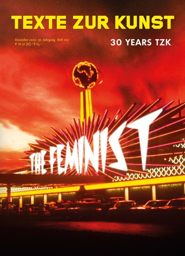 TEXTE ZUR KUNST magazine side cover Issue 120  December 2020