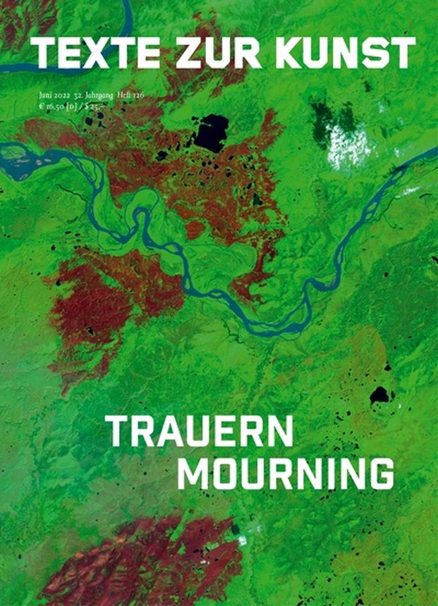 TEXTE ZUR KUNST magazine side cover Issue 126  June 2022