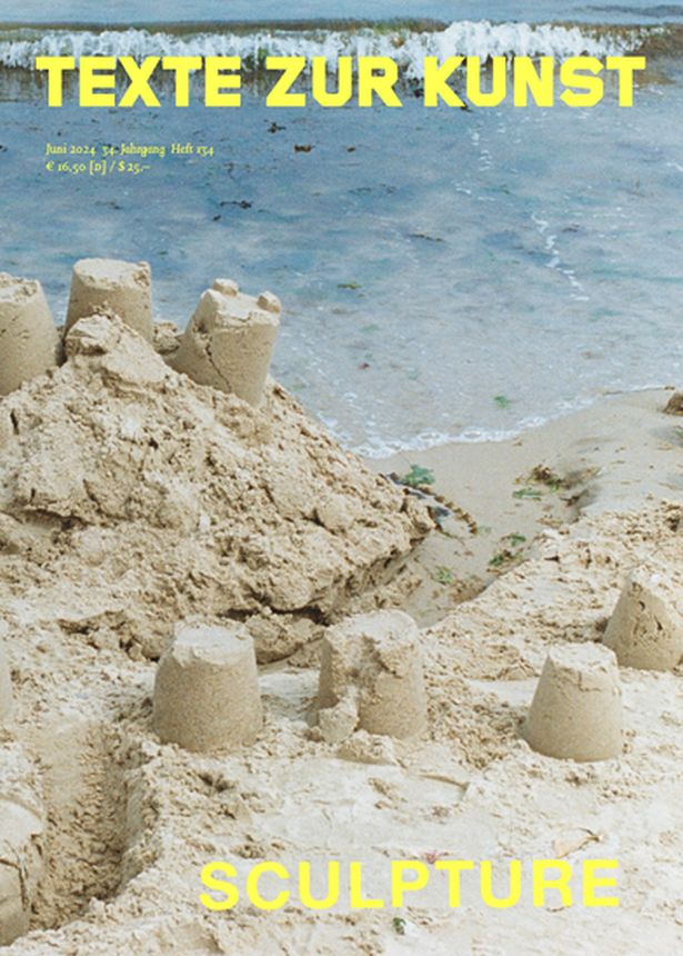 TEXTE ZUR KUNST magazine side cover Issue 134  June 2024