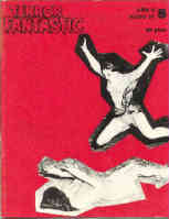 TERROR FANTASTIC magazine side cover Issue 8 May 1972