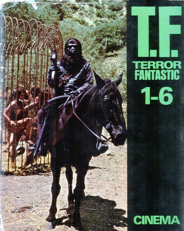TERROR FANTASTIC magazine side cover  wrapper  April 1972