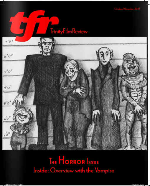 TRINITY FILM REVIEW magazine side cover October/November 2010