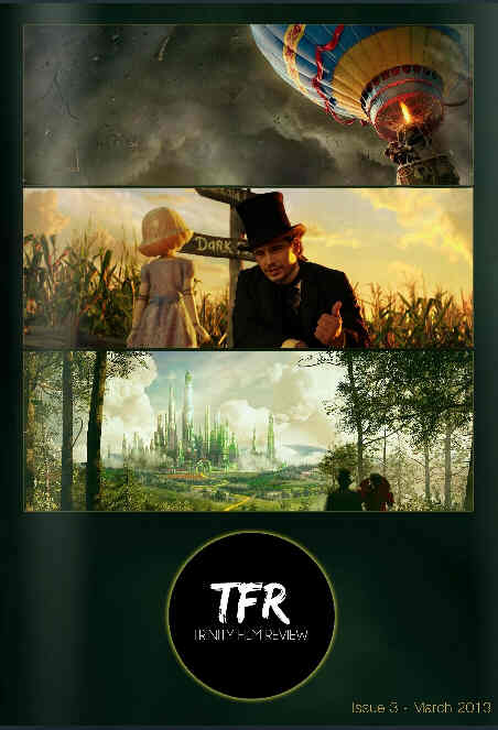 TRINITY FILM REVIEW magazine side cover March 2013