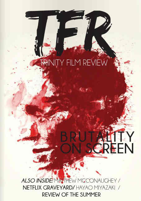 TRINITY FILM REVIEW magazine side cover October 2013