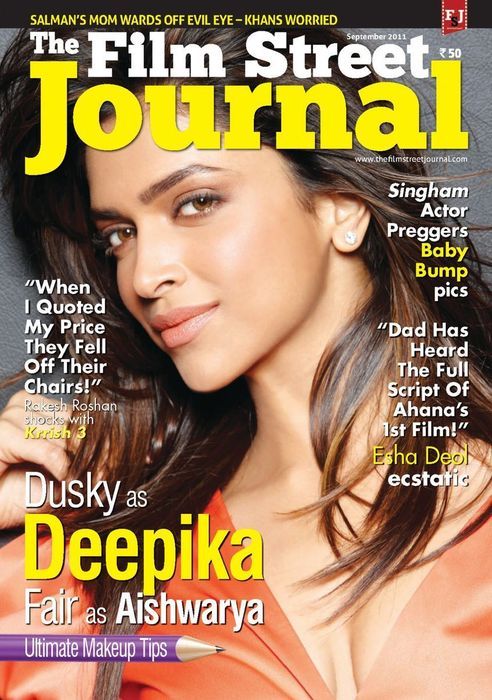 FILM STREET JOURNAL | THE magazine side cover September 2011