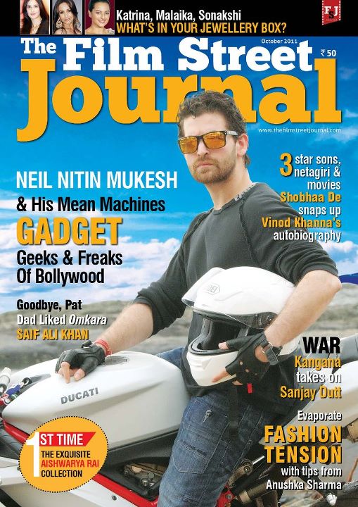 FILM STREET JOURNAL | THE magazine side cover October 2011