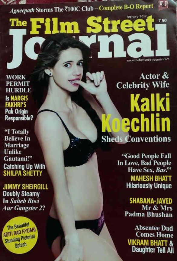FILM STREET JOURNAL | THE magazine side cover February 2012