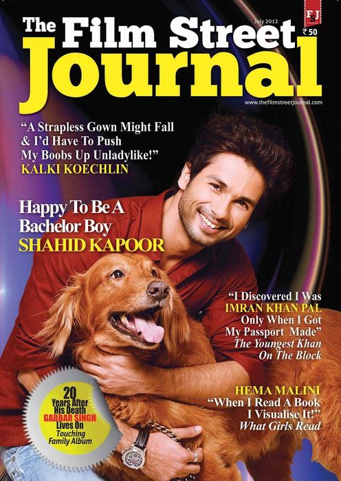FILM STREET JOURNAL | THE magazine side cover July 2012