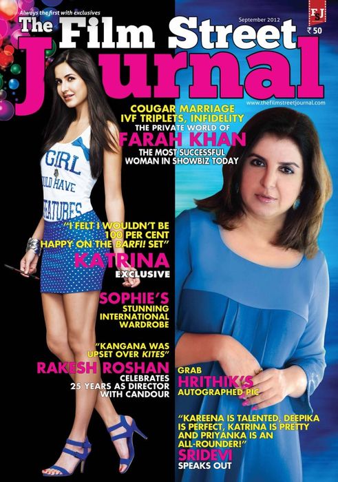 FILM STREET JOURNAL | THE magazine side cover September 2012