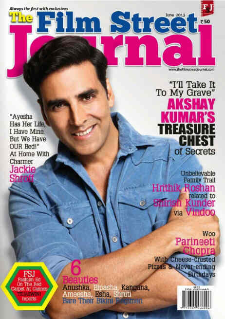 FILM STREET JOURNAL | THE magazine side cover June 2013