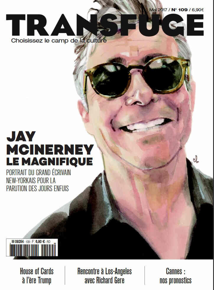 TRANSFUGE magazine side cover Issue 109 May 2017