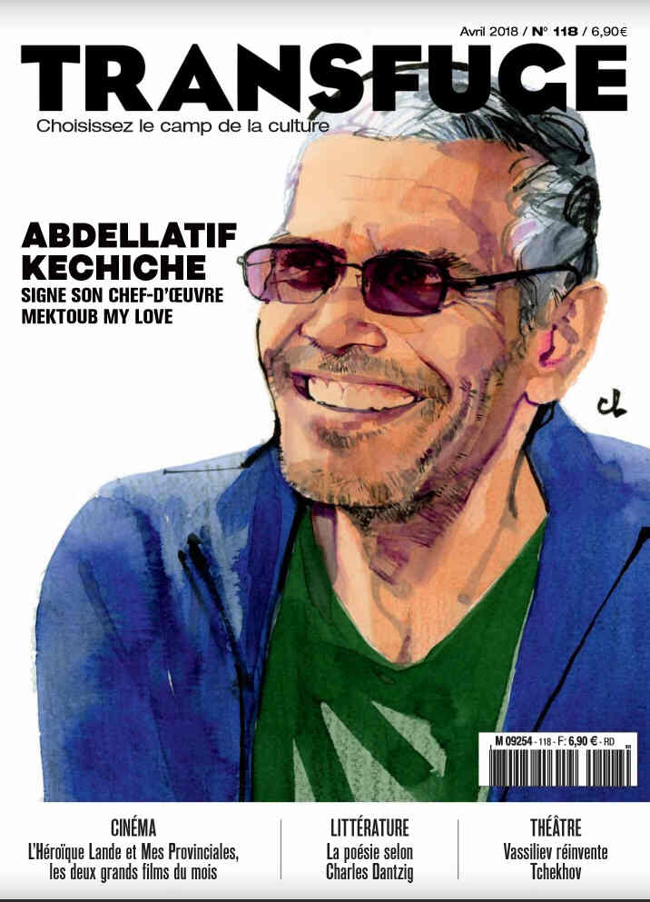 TRANSFUGE magazine side cover Issue 118  April 2018