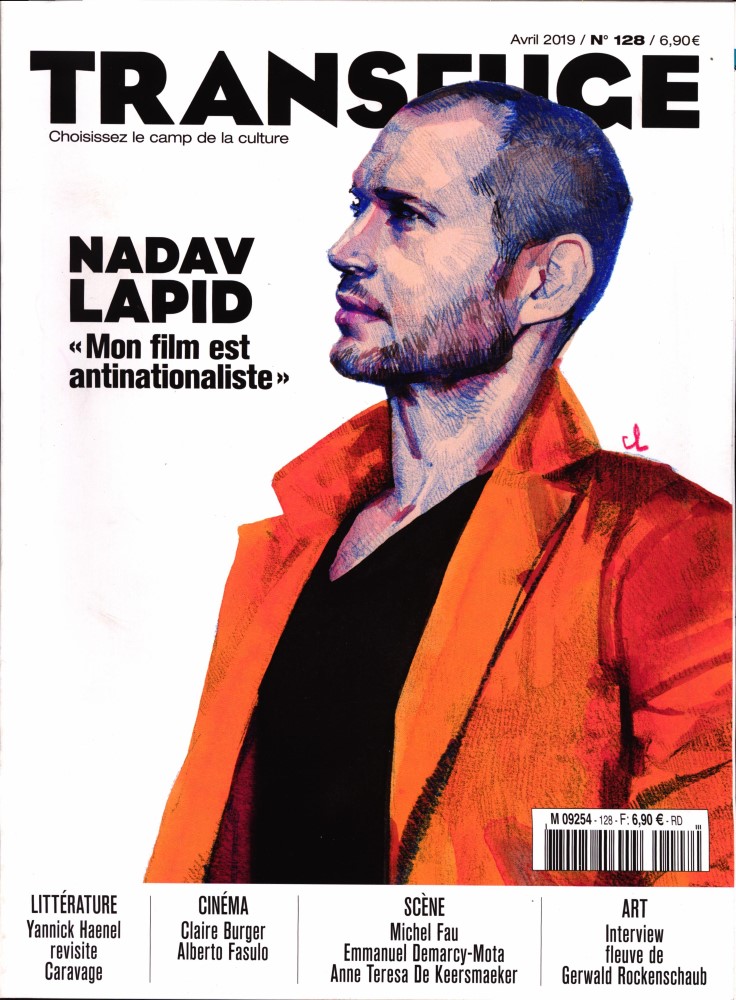 TRANSFUGE magazine side cover Issue 128  April 2019