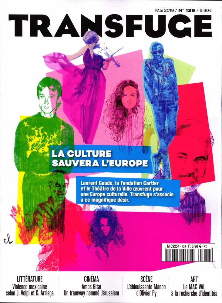 TRANSFUGE magazine side cover Issue 129  May 2019