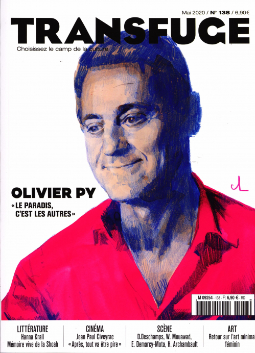 TRANSFUGE magazine side cover Issue 138  May 2020