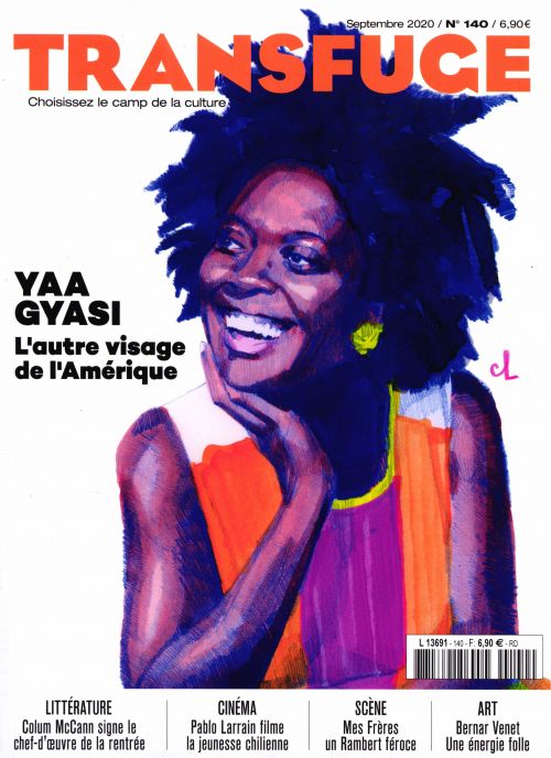 TRANSFUGE magazine side cover Issue 140  August/September 2020