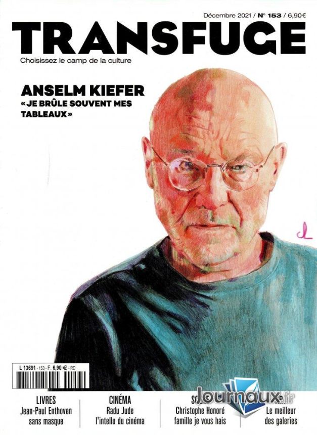 TRANSFUGE magazine side cover Issue 153  December 2021