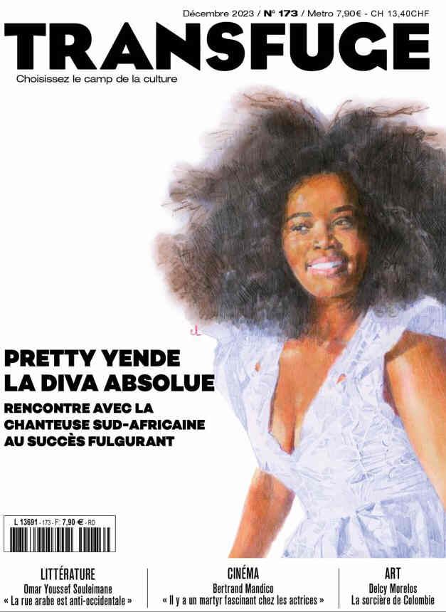 TRANSFUGE magazine side cover Issue 173  December 2023
