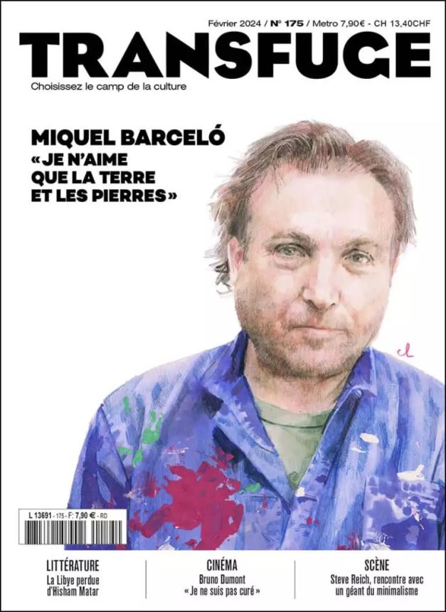 TRANSFUGE magazine side cover Issue 175  February 2024