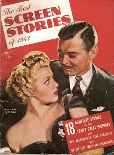 BEST SCREEN STORIES | THE magazine side cover Issue 1  1942