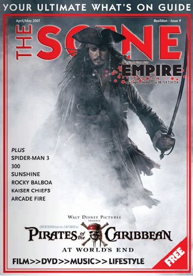 SCENE | THE magazine side cover Issue 9 April/May 2007
