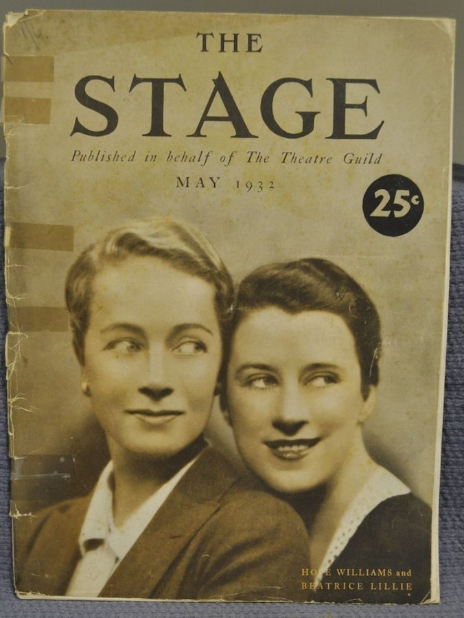 STAGE magazine side cover May 1932