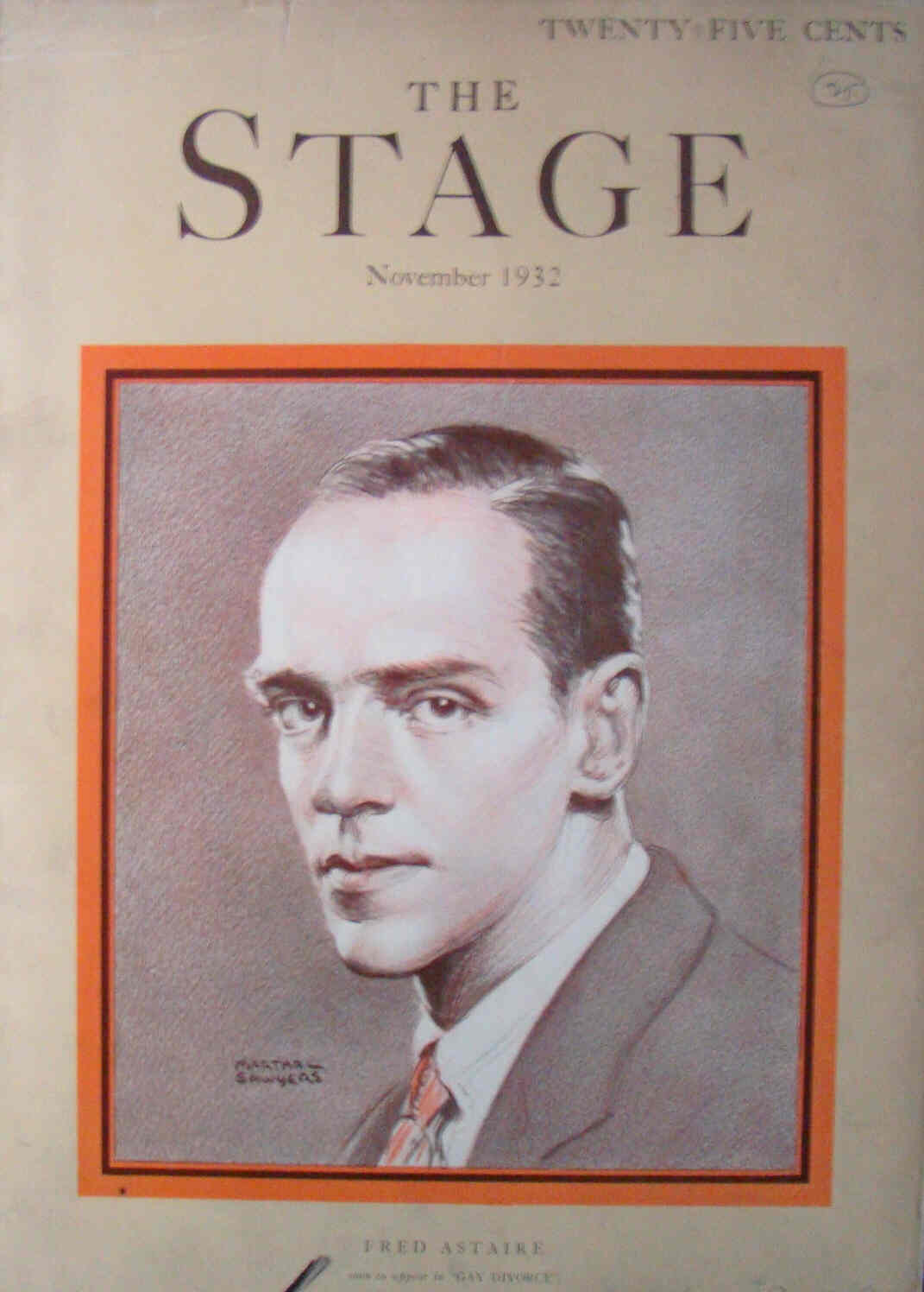 STAGE magazine side cover November 1932
