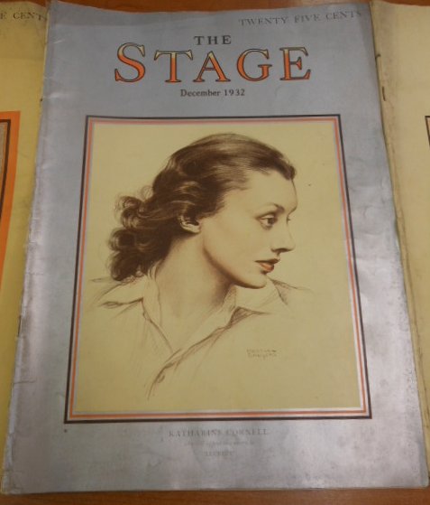 STAGE magazine side cover December 1932