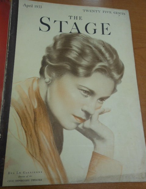STAGE magazine side cover April 1933