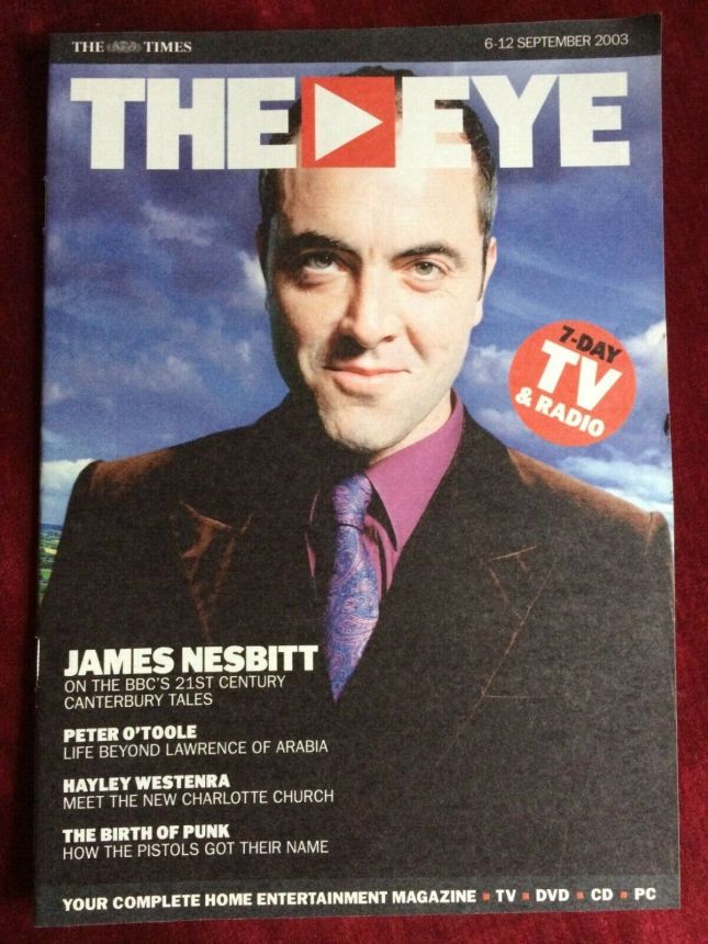 THE EYE magazine side cover 6 September 2003