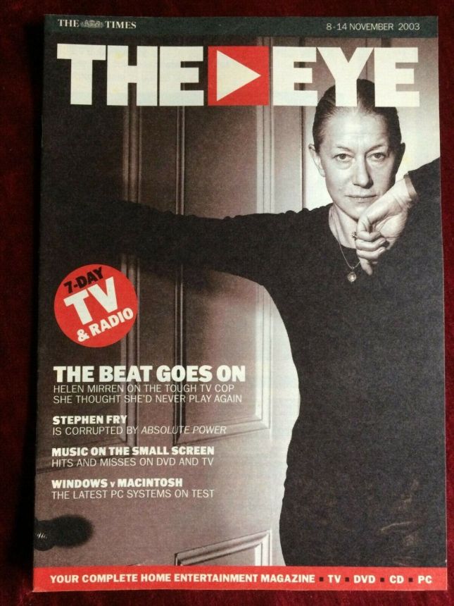 THE EYE magazine side cover 8 November 2003