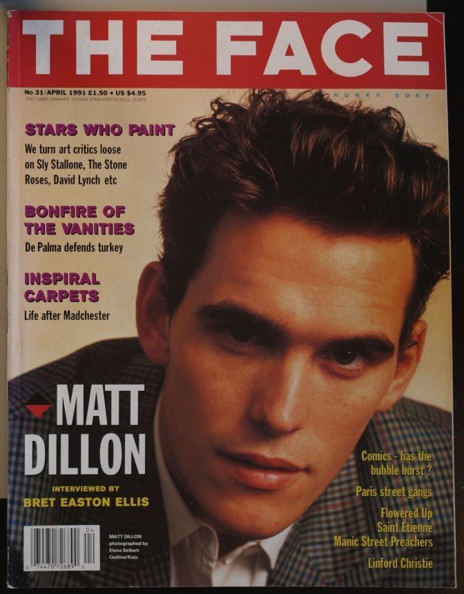 THE FACE magazine side cover Issue 31  April 1991