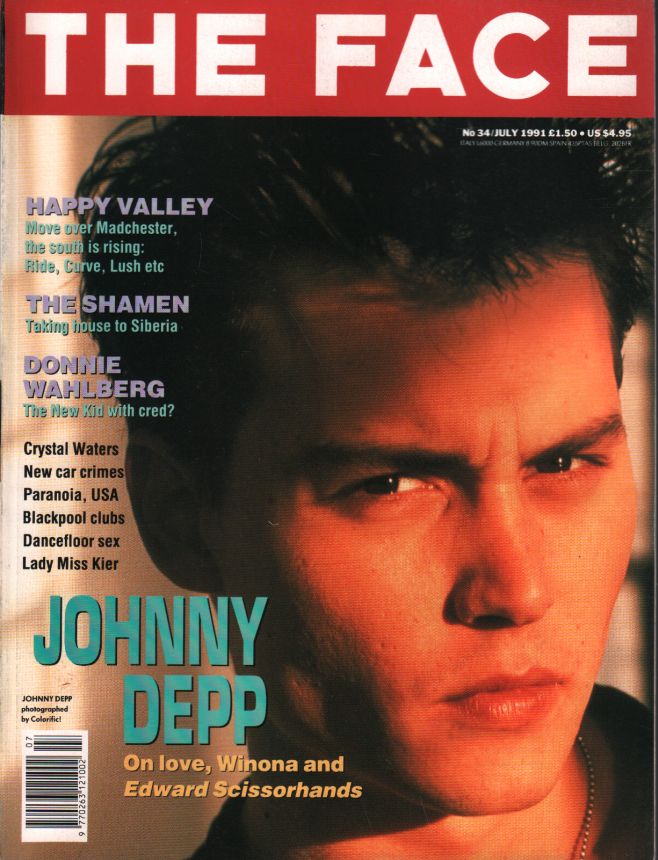 THE FACE magazine side cover  July 1991