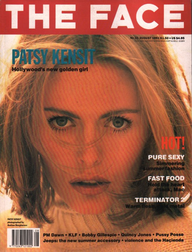 THE FACE magazine side cover  August 1991