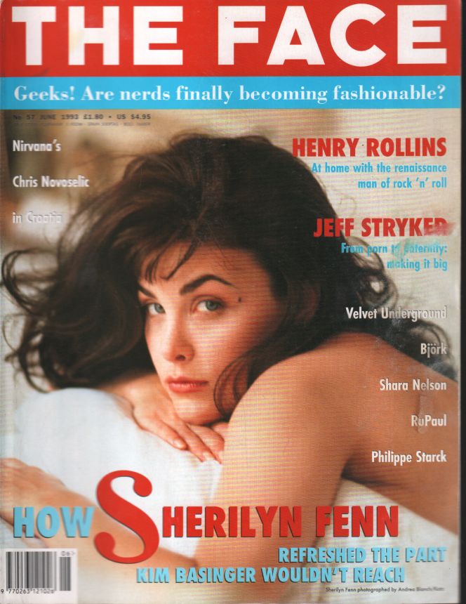 THE FACE magazine side cover  June 1993