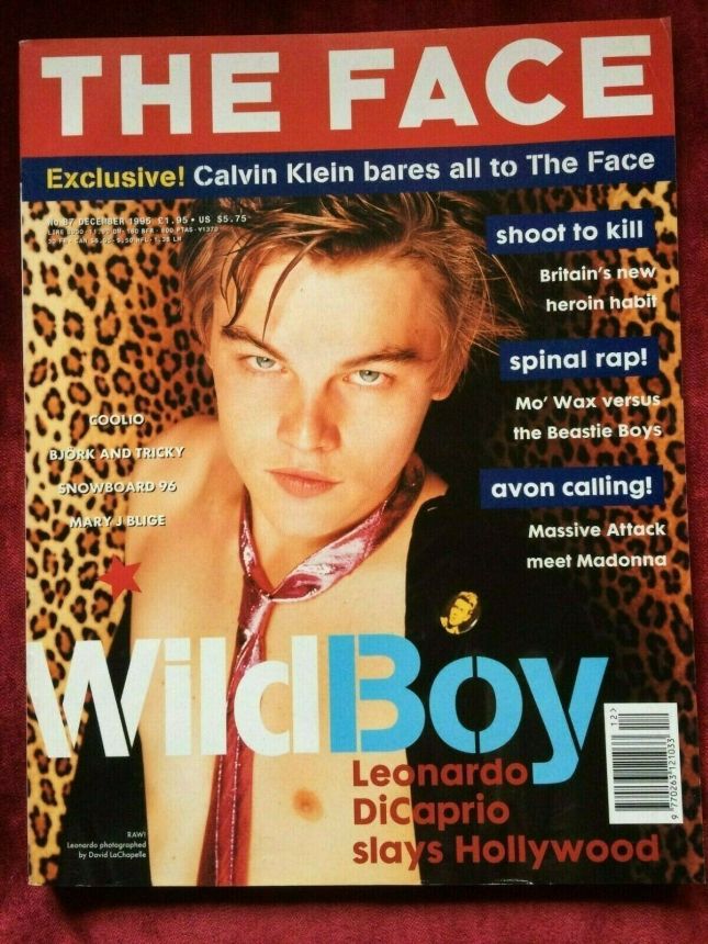 THE FACE magazine side cover  December 1995