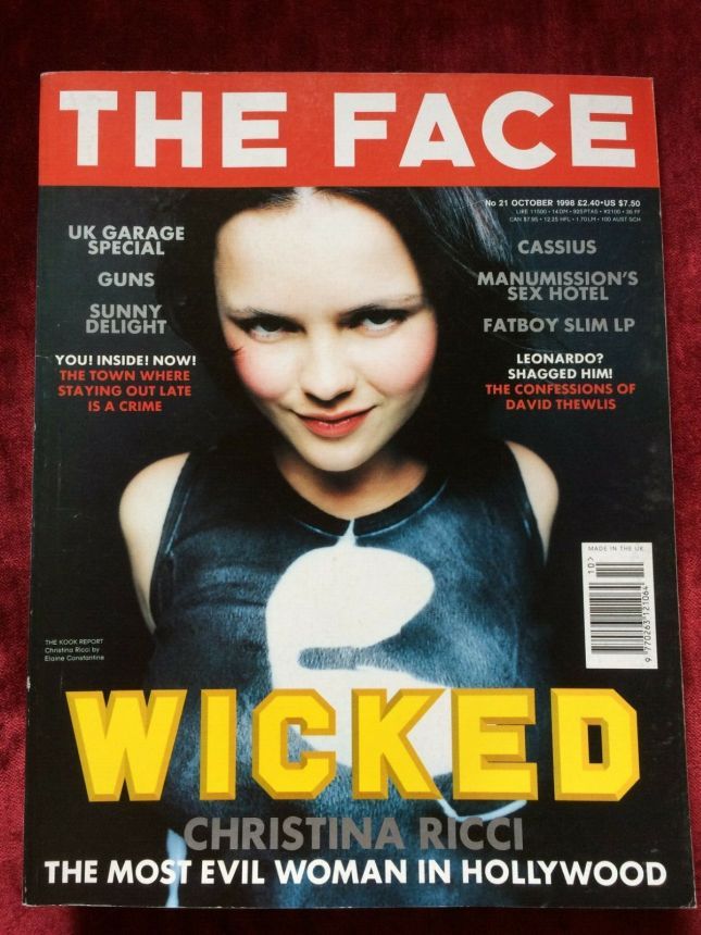 THE FACE magazine side cover  October 1998