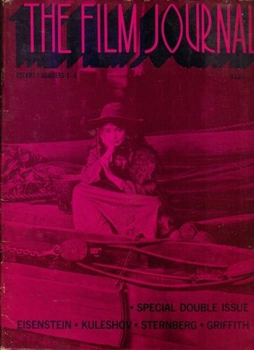 FILM JOURNAL | THE magazine side cover Issue 3/4  Vol 1 # 3/4 Fall/Winter 1972