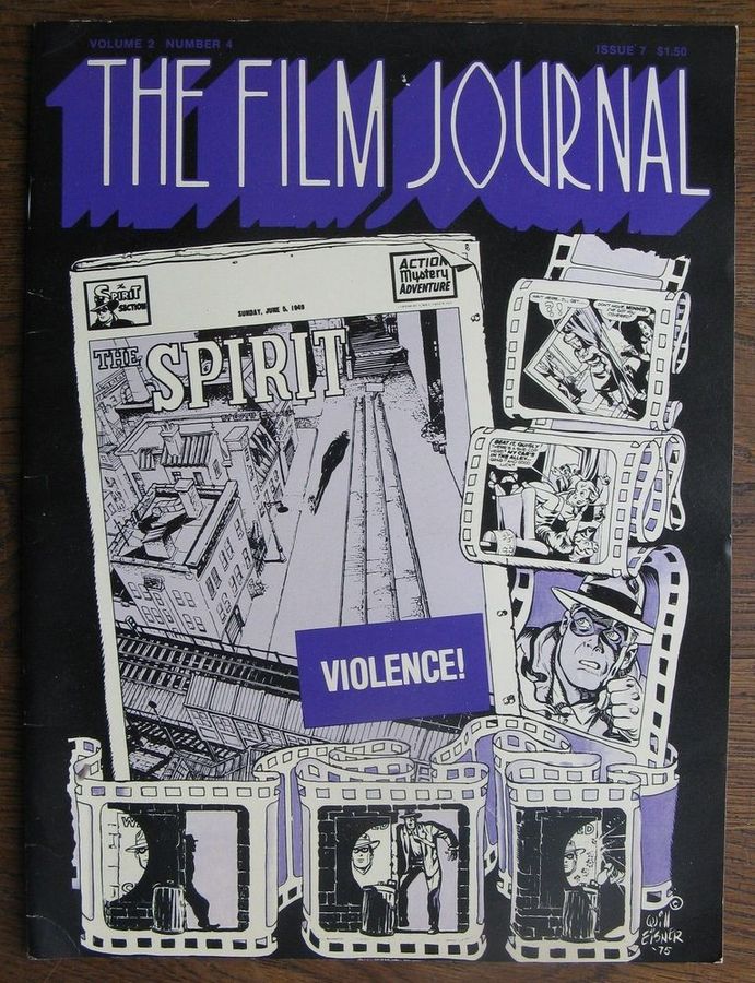 FILM JOURNAL | THE magazine side cover Issue 7  Vol 2 # 4 January 1975