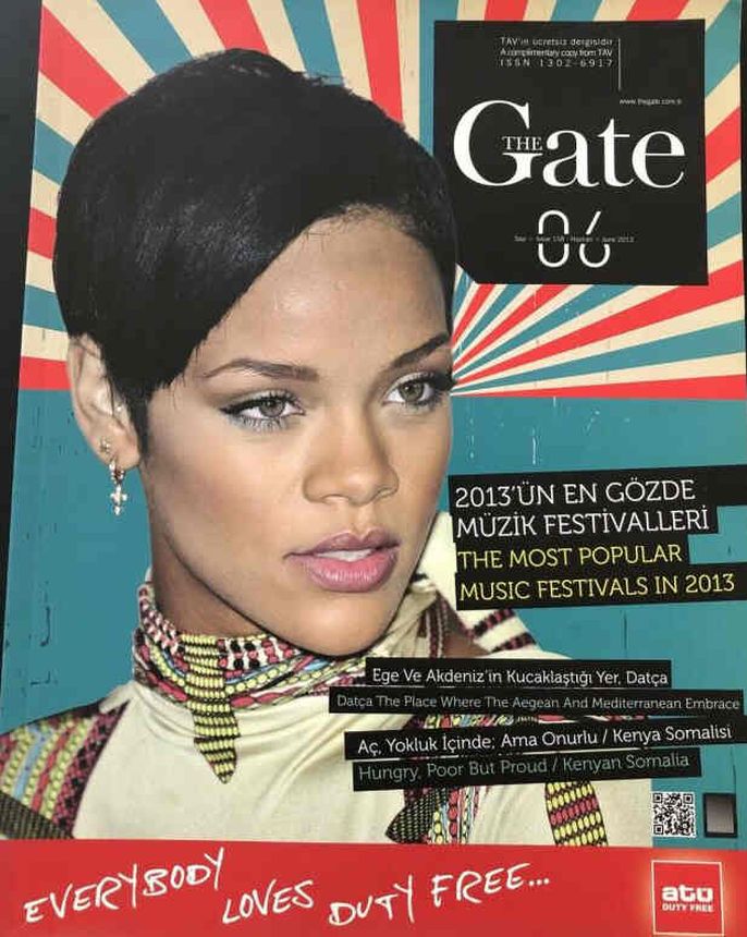 THE GATE magazine side cover Issue 158  June 2013