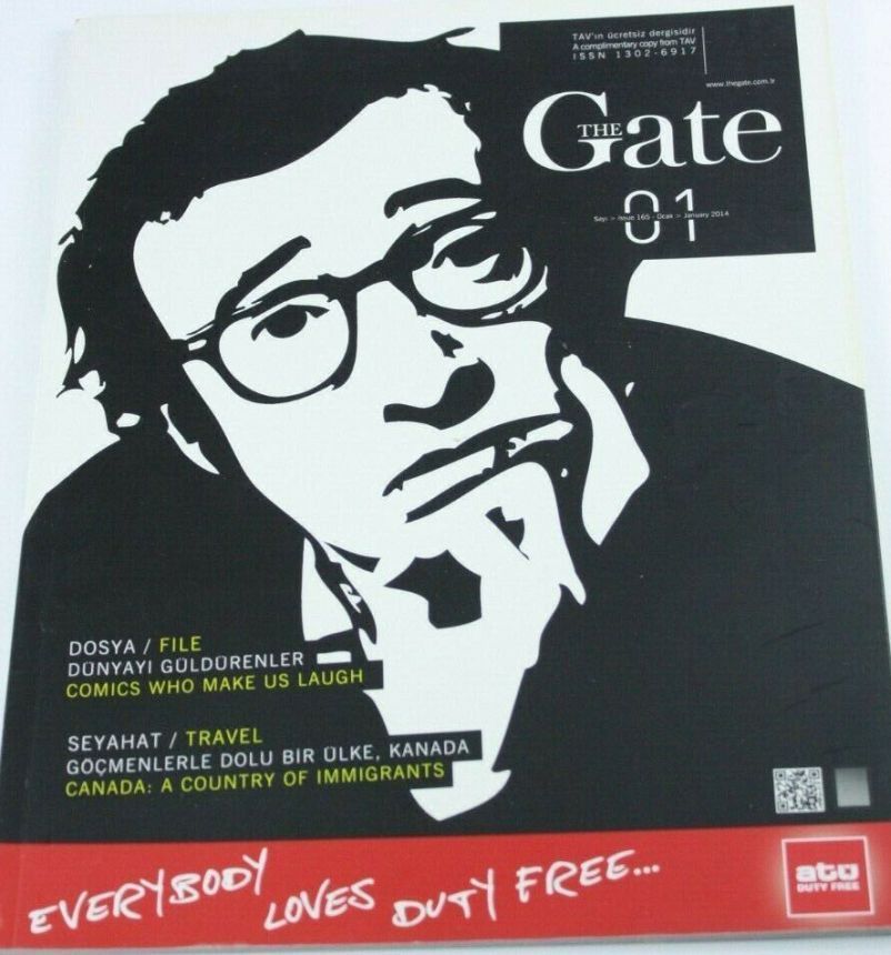 THE GATE magazine side cover Issue 165  January 2014