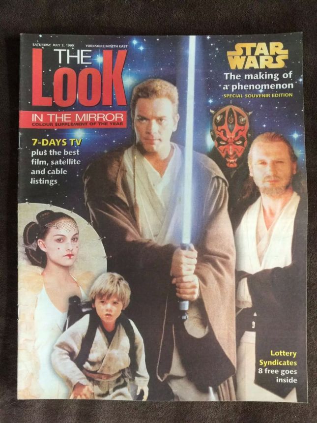 THE LOOK magazine side cover 3 July 1999