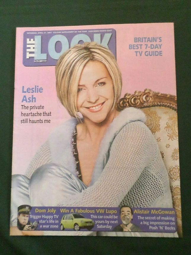 THE LOOK magazine side cover 21 April 2001