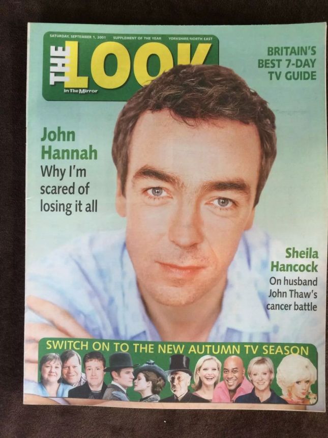 THE LOOK magazine side cover 1 September 2001