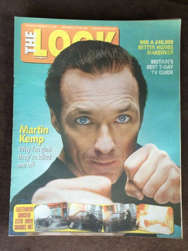 THE LOOK magazine side cover 23 February 2002