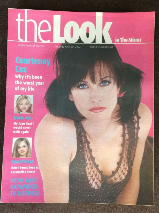 THE LOOK magazine side cover 20 April 2002