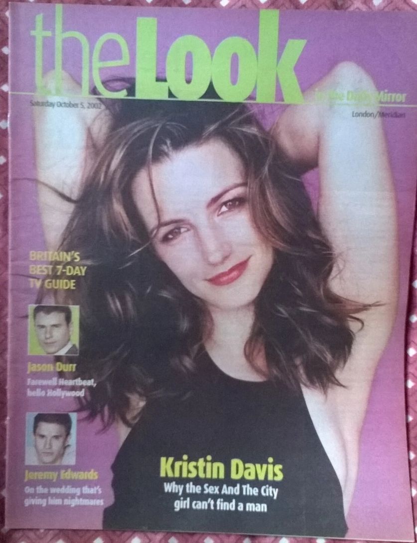 THE LOOK magazine side cover 5 October 2002