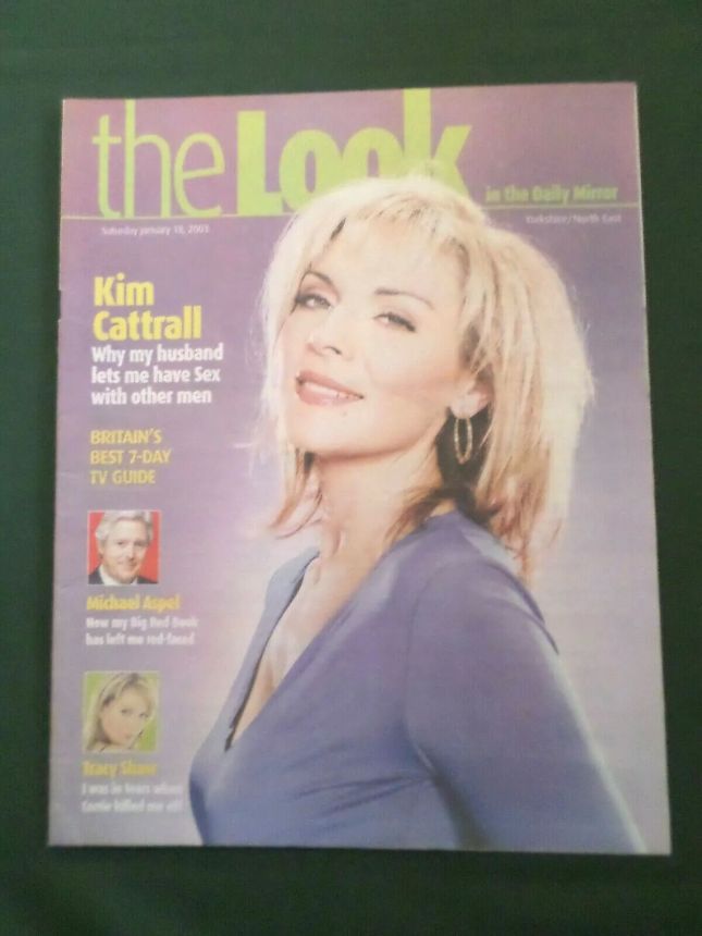 THE LOOK magazine side cover 18 January 2003