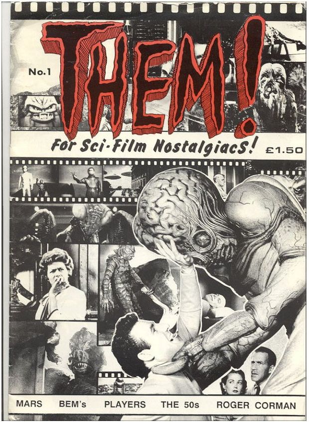 THEM magazine side cover Issue 1  1991