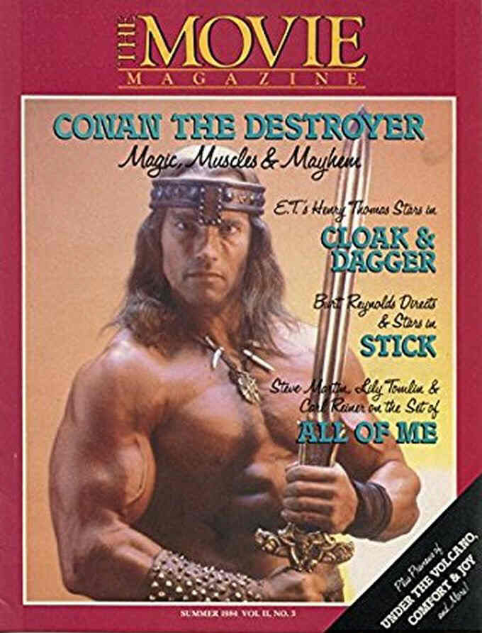 THE MOVIE MAGAZINE (USA) magazine side cover  Vol 2 # 3 Summer 1984